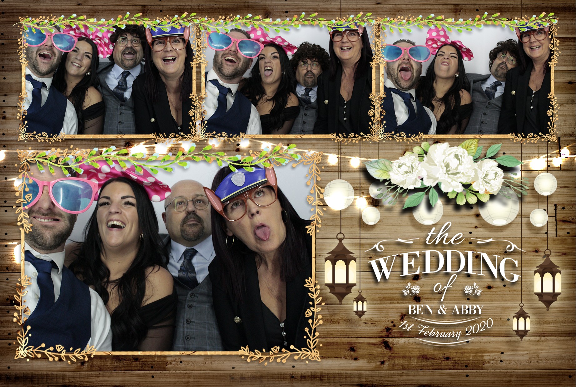 Ben & Abby’s Wedding  | View more photos from the event at gallery.myphotoboothexperience.co.uk/u/MyPhotoBoothExperienceLtd/Ben-Abby’s-Wedding